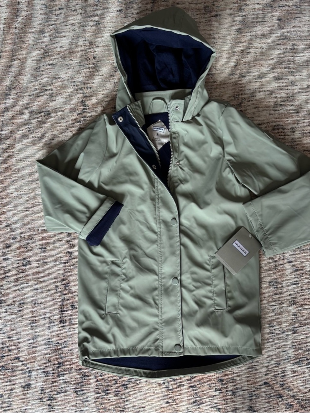 Hunter Kids Hooded Raincoat